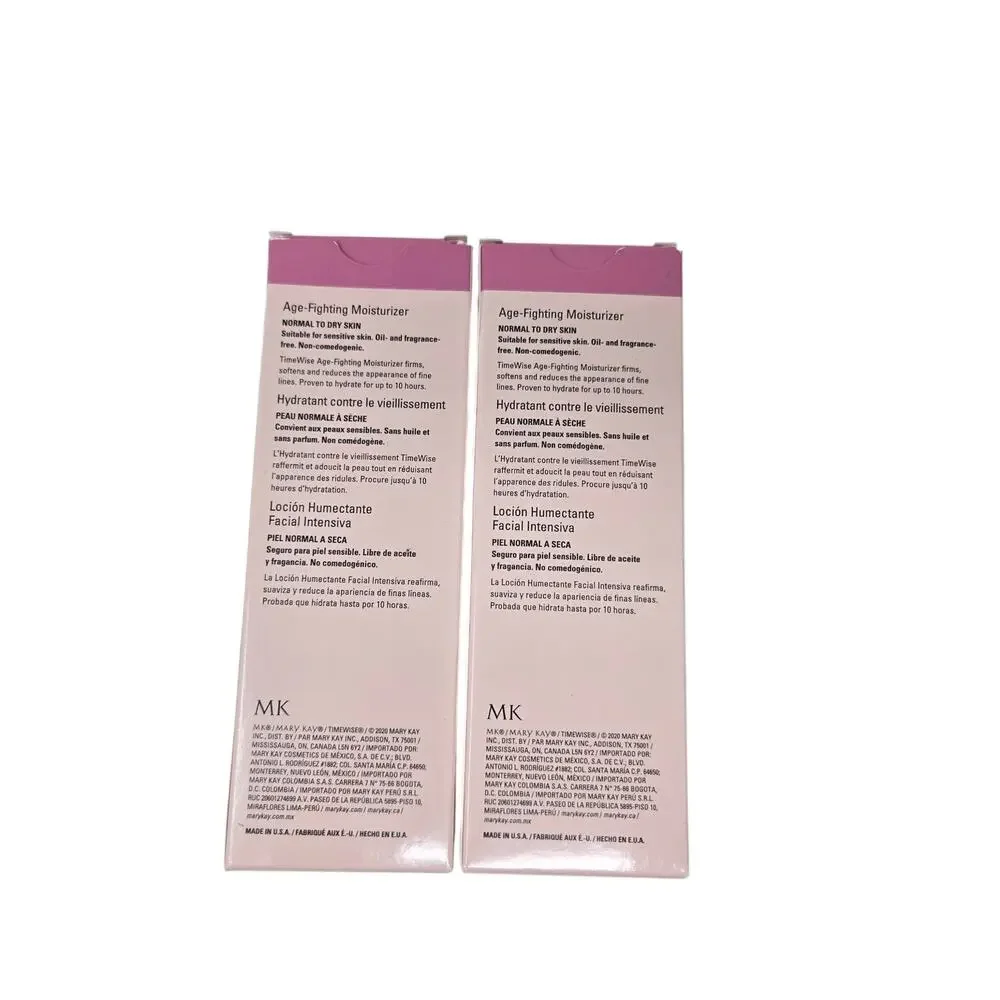 Mary Kay Timewise Age-Fighting Moisturizer Normal to Dry Lot of 2